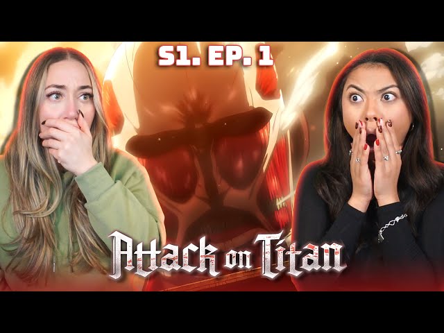 ANIME is THIS GOOD!? We React to ATTACK ON TITAN Episode 1 | "To You, in 2000 Years"