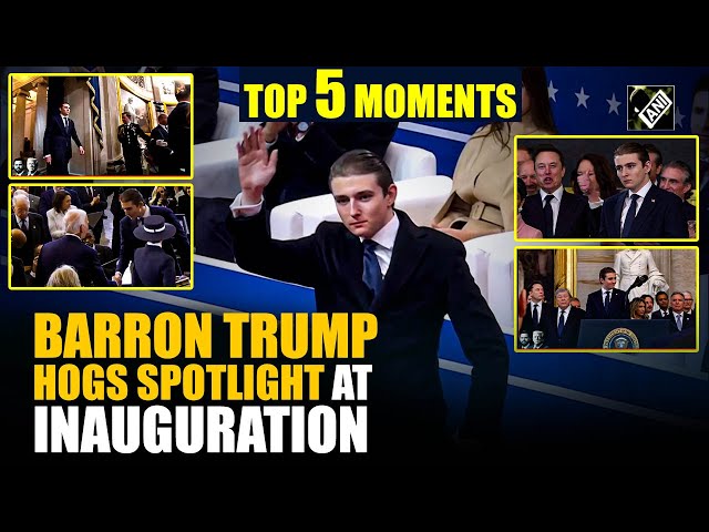 Why Trump’s youngest son Barron Trump hogged limelight at the presidential inauguration ceremony