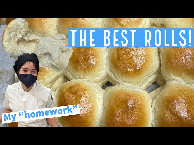 THE BEST SOFT HOMEMADE ROLLS EVER!!!! (Baking for School!)