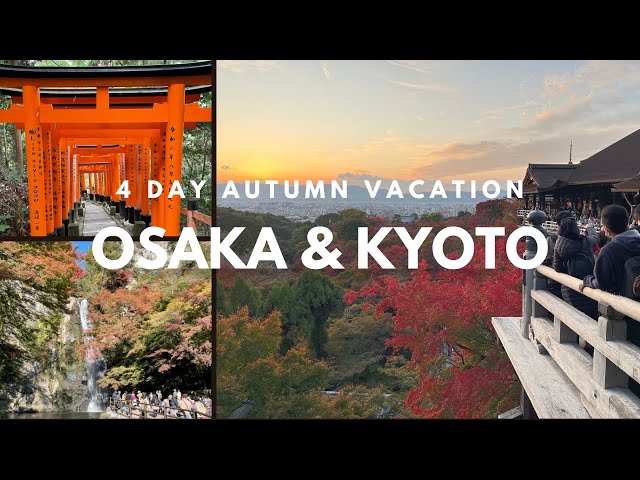 Arrival in Osaka Japan Travel 🇯🇵 Day trips to Kyoto Temples & Shrines, Arashiyama & Minoo Falls