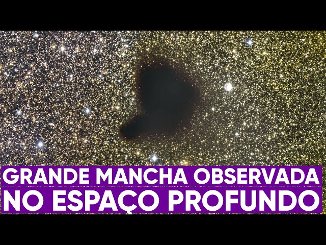 Telescópio encontra grande mancha no espaço