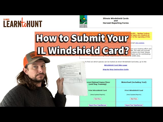 How to Submit Your IL Windshield Card?