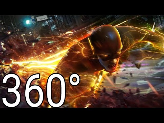 360 The Flash Speed Force Super_Fast Run in Virtual Reality