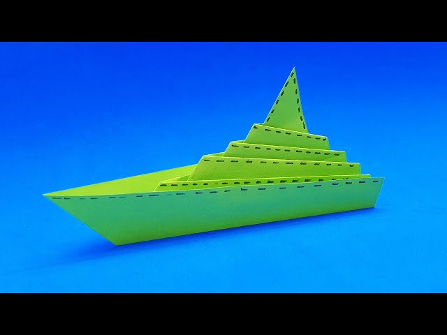 Easy Origami Ship Tutorial For Handmade Creators | How To Fold a Paper Boat | Paper Craft Ships