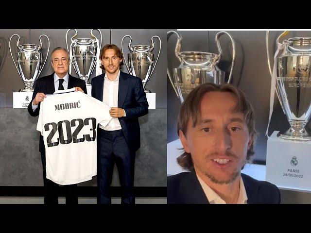 Luka Modric Touching Message To Real Madrid Fans On Contract Extension