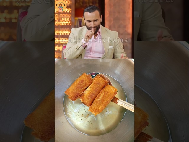 Saif Ali Khan's Viral Bread Roll #shorts  #breadrolls #saifalikhan