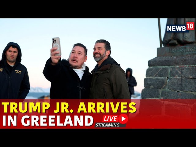 LIVE: Donald Trump Jr On 'Tourist' Trip To Greenland As President-Elect Father Eyes Region | N18G