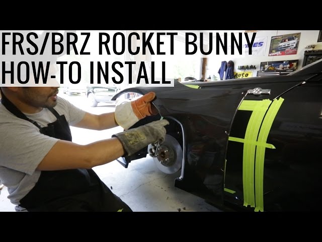 FRS / BRZ Rocket Bunny DIY Over Fender Comprehensive Install Guide