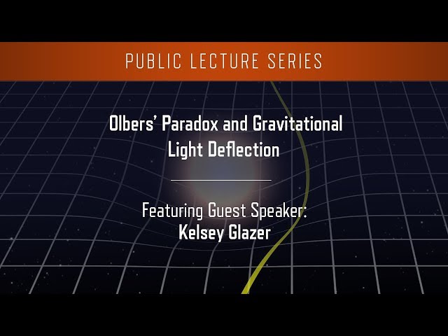 Olbers' Paradox and Gravitational Light Deflection