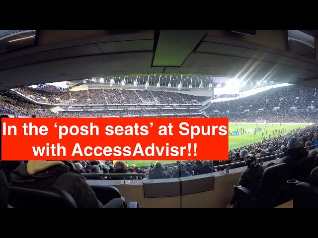 Going all 'posh' at Tottenham Hotspur Stadium!!