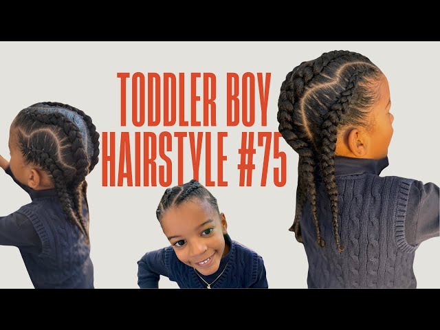 TODDLER BOY HAIRSTYLE  75 | TUTORIAL HOW TO BRAID | HAIRSTYLES FOR BLACK BOYS | PROTECTIVE HAIRSTYLE