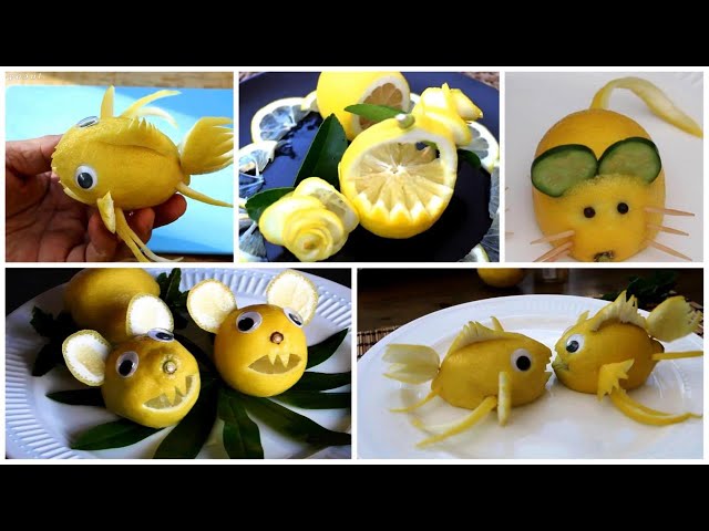 Art In Super Lemon Fruit Platter Decoration Ideas Cutting Tricks