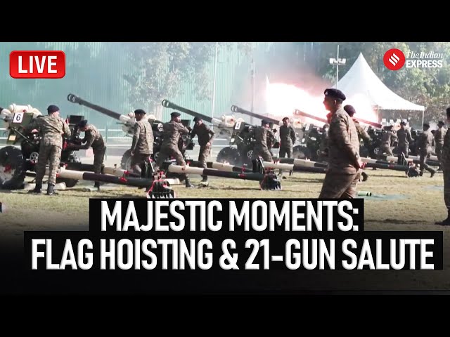 LIVE I Flag Hoisted , 21-Gun Salute Marks the Moment I Guard of Honour I 76th Republic Day parade