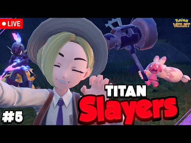 🔴TITAN SLAYING AND GYMS | POKEMON VIOLET | DAY-5 |