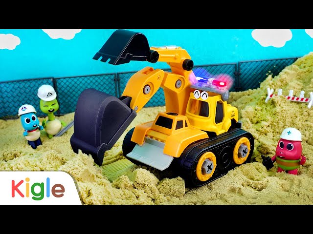 Tingkatkan Excavator! | Reparasi Mobil Mainan | Kigle TV Indonesia