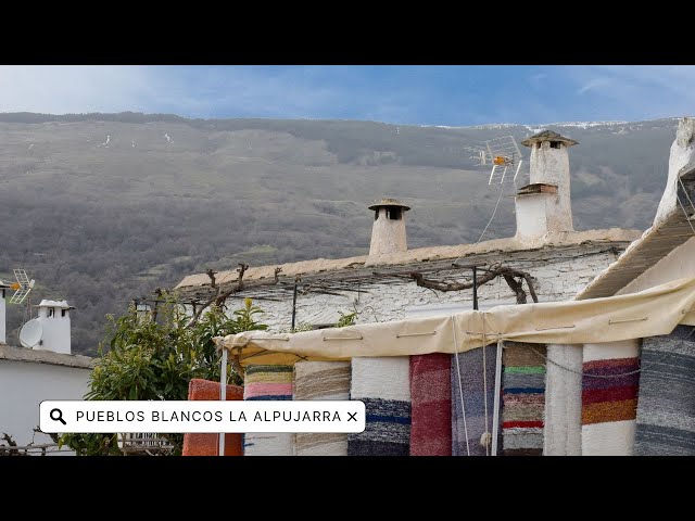 CAPILEIRA | Pueblos blancos de La Alpujarra de Granada | Walking tour 4k