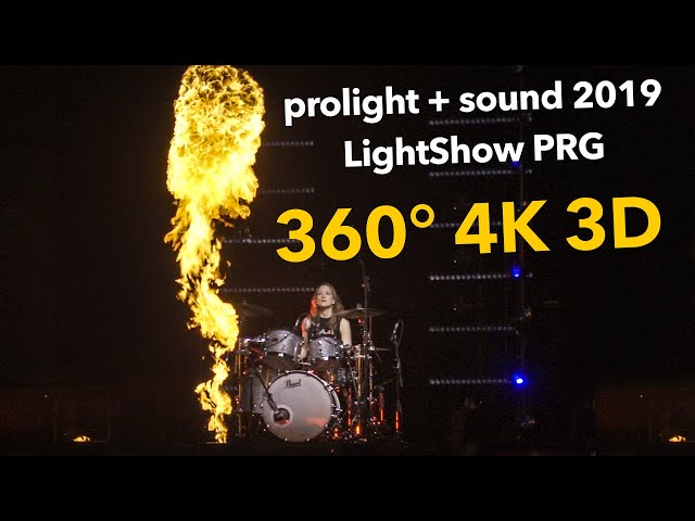 prolight + sound 2019 LightShow PRG // 360° 4K 3D