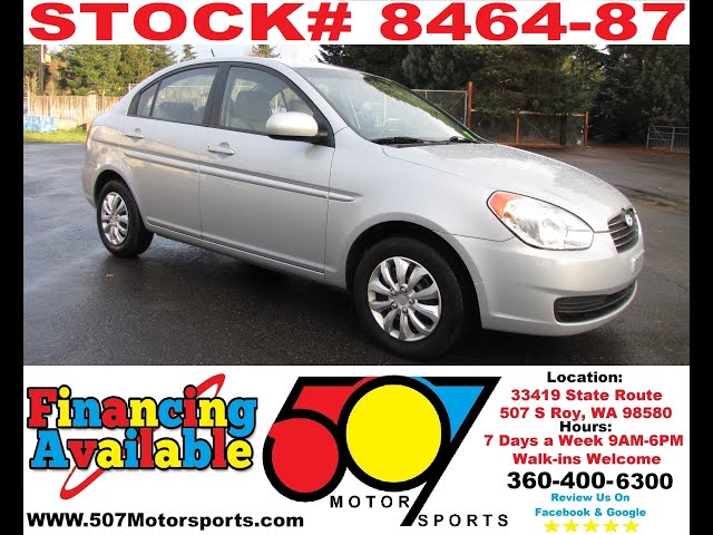 2011 Hyundai Accent GLS   STK: 8475-161