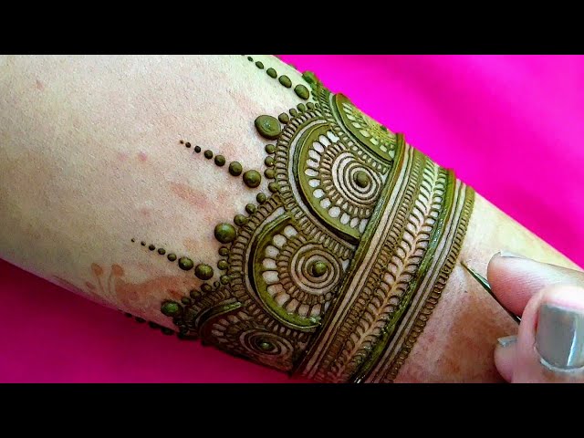 Latest Heavy Bridal Henna Design | Beautiful Designer Bharwa Dulhan Mehndi Design l Mehndi ka design