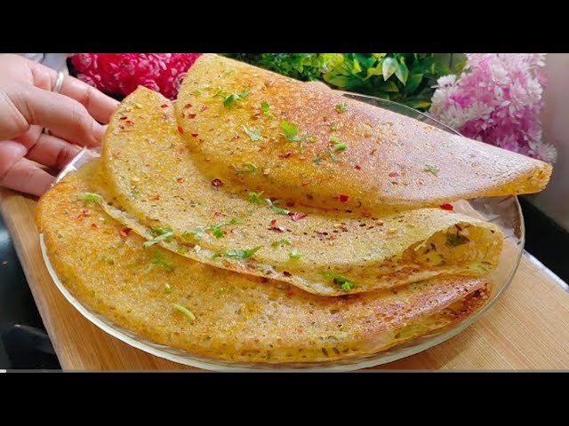 जब रोटी सब्जी बनाने का मन न करे तो 5 मिनट में दो चीज़ों से ये बनालो| healthy Breakfast recipe|Nasht