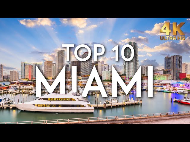 TOP 10 Things to do in MIAMI | Florida Travel Guide 4K