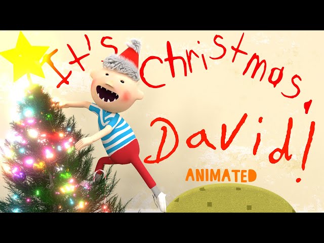 🎄📖 It's Christmas, David! 🎅✨ | Animated Storybook 📽️🖋️ Words by David Shannon