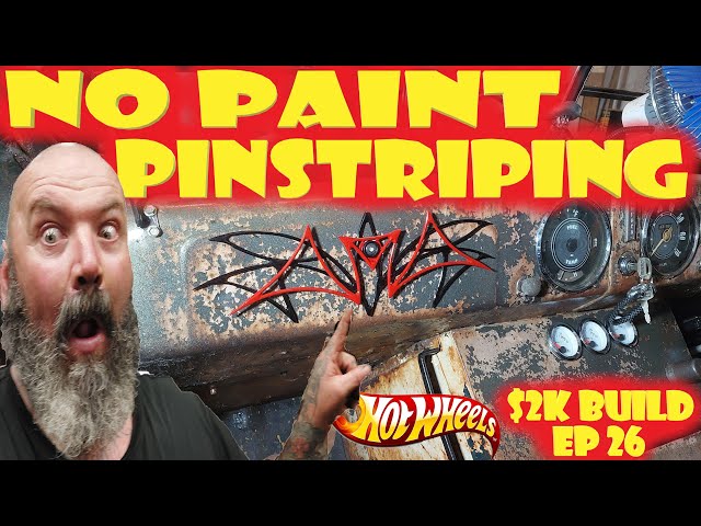 HotRod / Muscle Car Pinstriping with a difference! $2k budget build 1948 Bedford RatRod