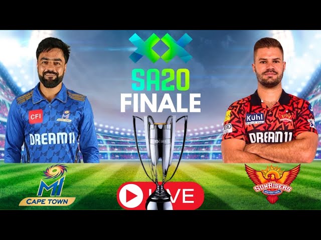 MI CAPETOWN vs SUNRISE EASTERN CAPE | XXSA20 Final | LIVE Cricket Match Today #SAT20final #cricket