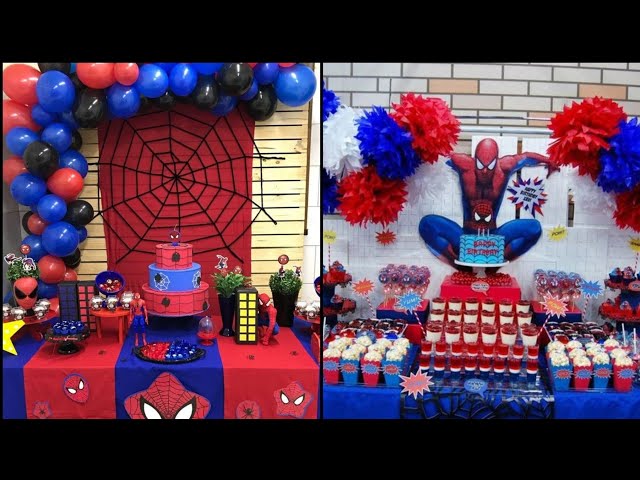 DIY Spiderman Birthday Theme Decorations || Birthday Theme Ideas For Decor