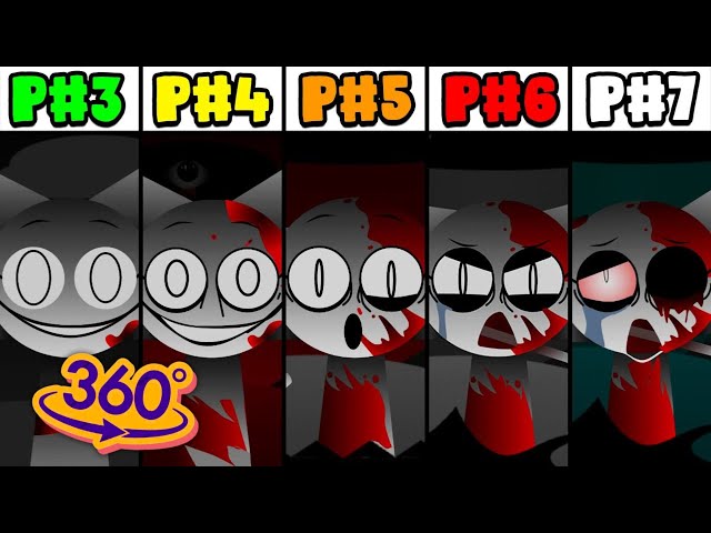 360 VR | All Phases in Incredibox Sprunki Definitive Version: From Phase 3 To Phase 8