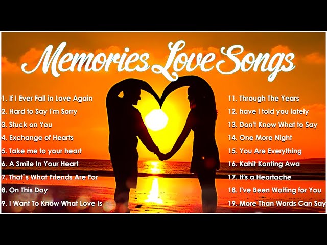 Romantic Songs 70's 80's 90's - Beautiful Love Songs of the 70s, 80s, 90s Love Songs Forever lyric