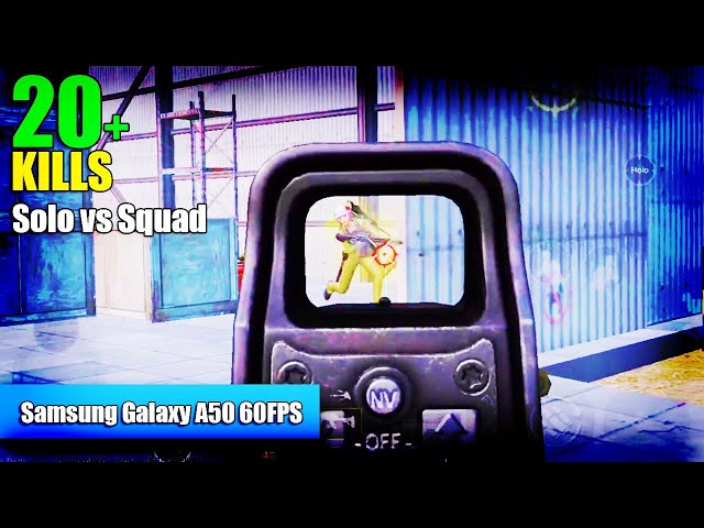 Samsung Galaxy A50 60FPS Smooth+Extreme - PUBG MOBILE | After Update 0.19 | Best Sensitivity Setting