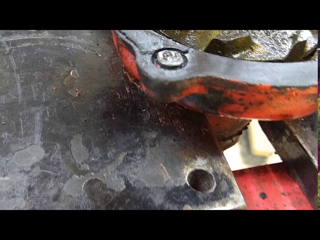 1949 GMC FC253 Water Pump Rebuild Part 3 - Press out the shaft