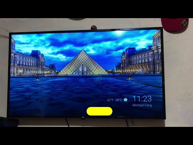 How to make your JVC smart tv present wallpapers when it is at rest