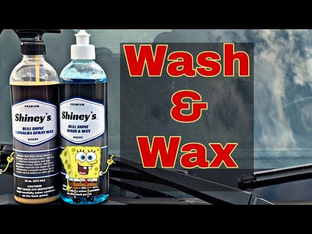 Shiney's Bull Shine "Wash & Wax" & Carnauba Spray : Detailing Product Review!