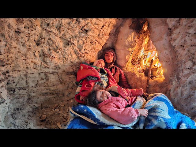 The warm embrace of a nomadic mother: Fighting the cold by the fireplace