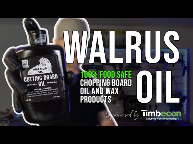 Transform Your Cutting Boards with Walrus Oil - The Ultimate Care Kit for a Safe and Stunning Finish