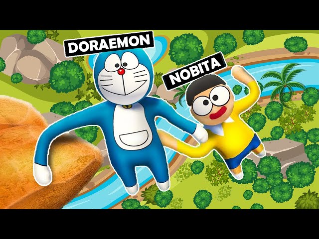 DORAEMON And NOBITA In Jungle In HFF 🤣