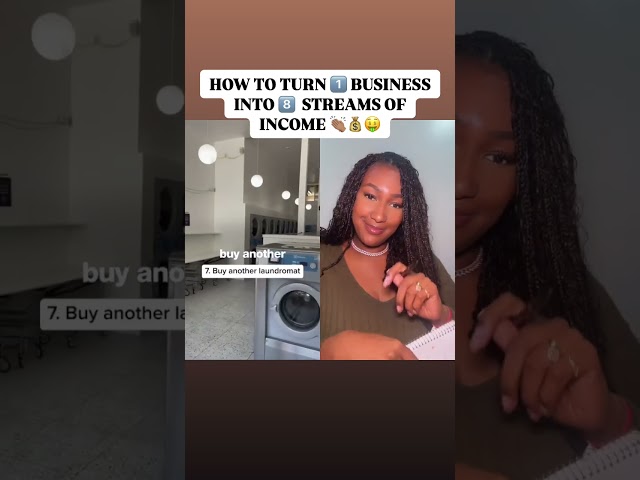 HOW TO TURN 1️⃣ BUSINESS INTO 8️⃣ STREAMS OF INCOME 👏🏽💰🤑