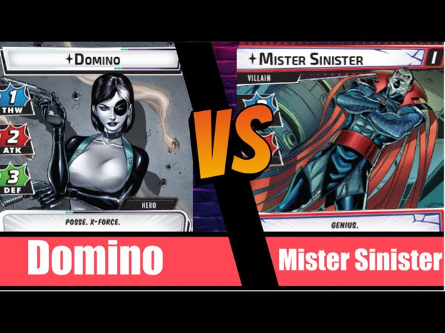 Marvel Champions | NeXt Evolution | Domino | X-Men | X-Force | Vs Mister Sinister | Justice