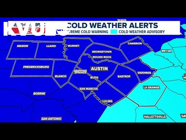 Austin weather: Snow flurries in Central Texas Wednesday morning; more cold on the way