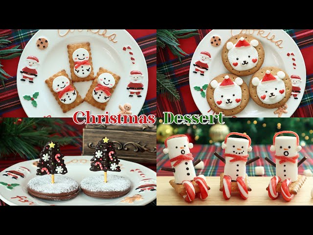 🎄 So Easy! So Cute! How to Make Simple Christmas Home Party Desserts 🎄