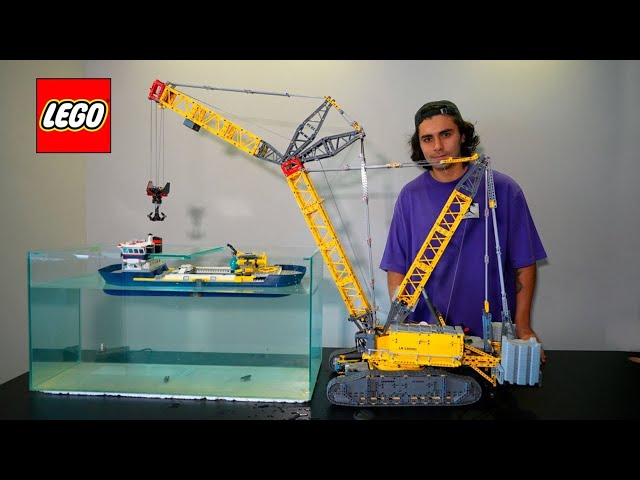 ¡Construí la GRÚA DE LEGO más GRANDE del MUNDO!