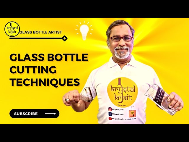 How to Cut a Glass Bottle Easily in 2023 | DIY Crafts | Glass Bottle Cutting #diy #artandcraft