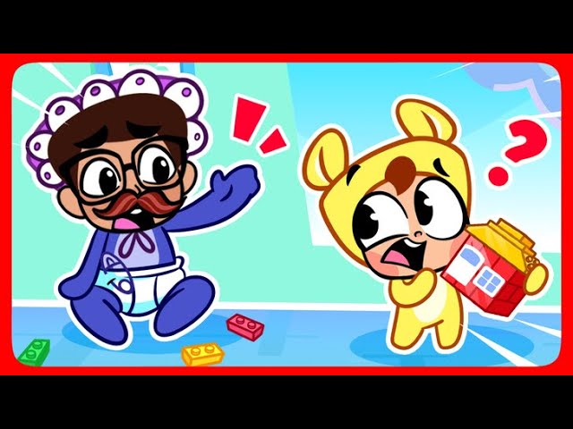 📢Daddy Turned Into a Baby 😳👼🏻Funny Kids Songs And Nursery Rhymes😍