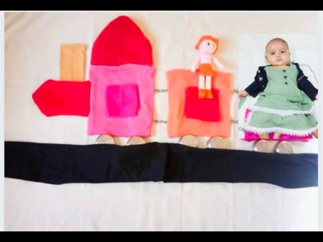 Chhuk Chhuk Gadi theme| Rail gadi |Train theme |Travel theme | 5 month baby photoshoot idea at home