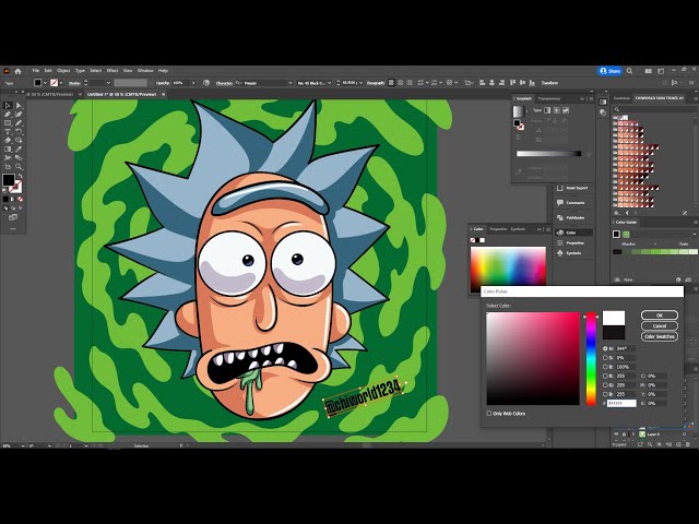 How To Freestyle Adobe Illustrator Rick