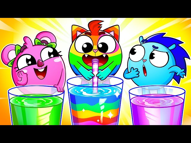 Rainbow Juice Song 🌈 Colors Song | Funny Kids Songs 😻🐨🐰🦁And Nursery Rhymes by Baby Zoo