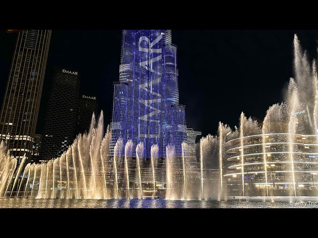 Burj khalifa water show dubai #dubai #youtube @AfrahVlog