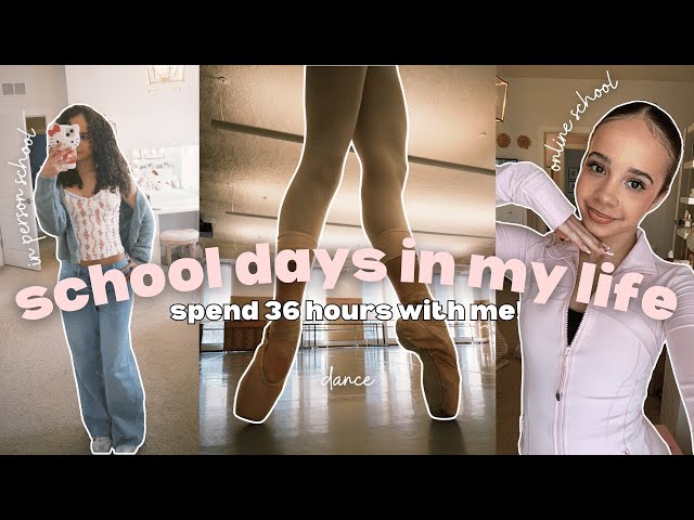 winter school days in my life vlog 📚 | spend 36 hours with me ✨